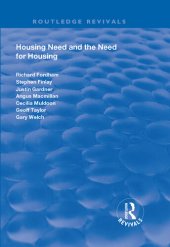 book Housing Need and the Need for Housing