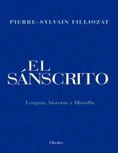 book El sánscrito. Lengua, historia y filosofía