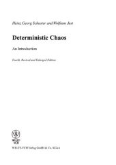 book Deterministic Chaos