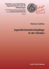 book Jugendkriminalrechtspflege in der Ukraine