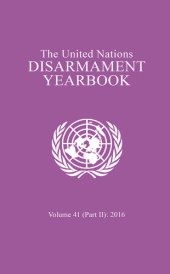 book United Nations Disarmament Yearbook 2016