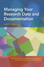 book Managing Your Research Data And Documentation