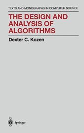 book The Design and Analysis of Algorithms (Monographs in Computer Science)