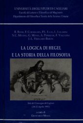 book La logica di Hegel e la storia della filosofia. Atti del Convegno (Cagliari 20-22 aprile 1993)