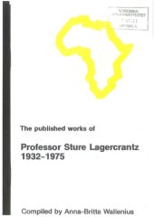 book The published works of Professor Sture Lagercrantz, 1932-1975