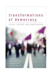 book Transformations of Democracy: Crisis, Protest and Legitimation