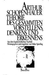 book Philosophische Vorlesungen: Theorie des gesammten Vorstellens, Denkens und Erkennens