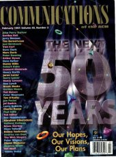 book Communications of the ACM (The Next 50 Years)