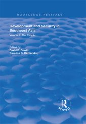 book Development and Security in Southeast Asia: Volume II: The Peaple