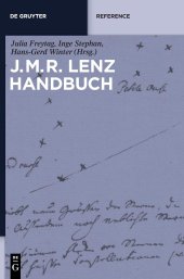 book J.M.R. Lenz Handbuch