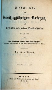 book Geschichte des Böhmischen Krieges, aus Urkunden und anderen Quellenschriften erzählt