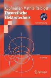 book Theoretische Elektrotechnik. Eine Einführung: Eine Einfuhrung