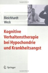 book Kognitive Verhaltenstherapie bei Hypochondrie und Krankheitsangst