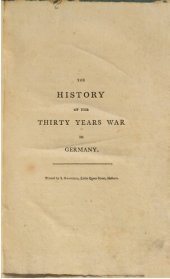 book The History of the Thirty Years War in Germany