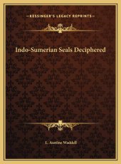 book Indo-Sumerian Seals Deciphered