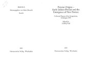 book Persian Origins: Early Judaeo-Persian and the emergence of New Persian - Collected Papers of the Symposium, Göttingen 1999