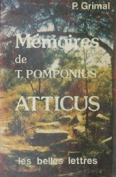 book Mémoires de Pomponius Atticus