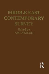 book Middle East Contemporary Survey, Volume Xvi, 1992