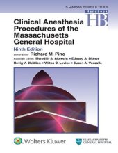 book Handbook of Clinical Anesthesia Procedures of the Massachusetts General Hospital