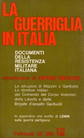 book La guerriglia in Italia. Documenti della resistenza militare italiana