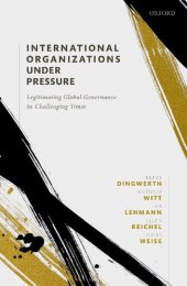 book International Organizations under Pressure: Legitimating Global Governance in Challenging Times