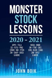 book Monster Stock Lessons: 2020-2021