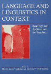 book Language and Linguistics in Context: Readings and Applications for Teachers
