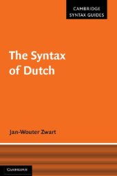 book The Syntax of Dutch