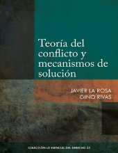 book Teoria del conflicto y mecanismos de solución