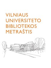 book Vilniaus universiteto bibliotekos metraštis 2015