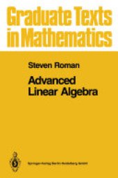 book Advanced Linear Algebra