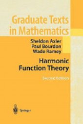 book Harmonic Function Theory