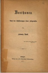 book Beethoven : Nach den Schilderungen seiner Zeitgenossen