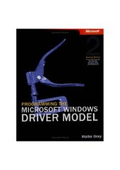 book Programming the Microsoft Windows Driver Model