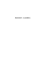 book Modern Algebra