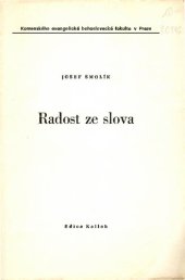 book Radost ze slova. Náčrt homiletiky