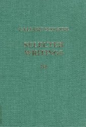 book Selected Writings III- Publications 1992-2008