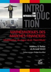 book Mathématiques des marchés financiers. Modélisation du risque et de l’incertitude