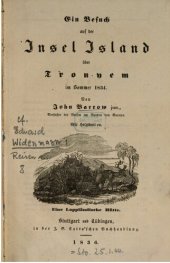 book Ein Besuch auf der Insel Island über Tronyem im Sommer 1834