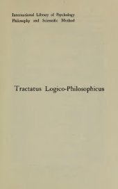 book Tractatus Logico-Philosophicus