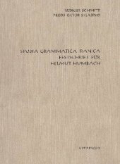 book Studia grammatica Iranica : Festschrift für Helmut Humbach