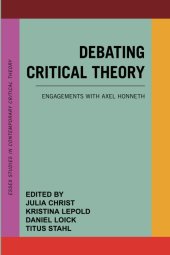 book Debating Critical Theory