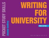 book Writing for university