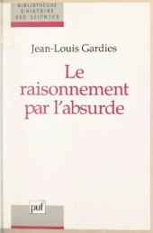 book Le raisonnement par l’absurde