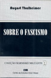 book Sobre o fascismo