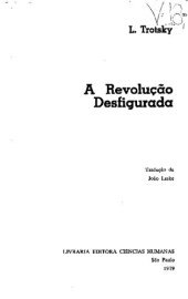 book A revolução desfigurada