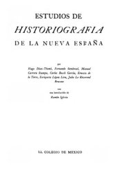 book Estudios de Historiografía de la Nueva España