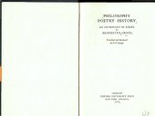 book Philosophy, poetry, history: An anthology of essays