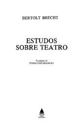 book Estudos sobre teatro