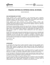 book Pequena história da imprensa social no Brasil